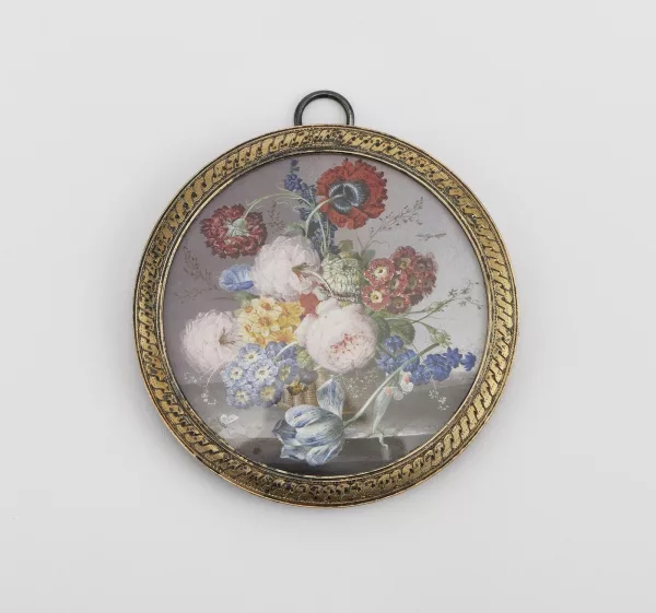Jan van Dael — Dans le goût de Jan Frans van Dael — Bouquet de fleurs dans une corbeille