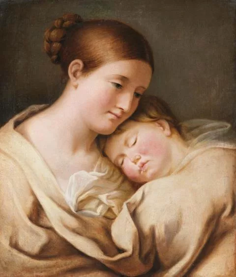 Johann Heinrich Wilhelm Tischbein — Mutter mit schlafendem Kind