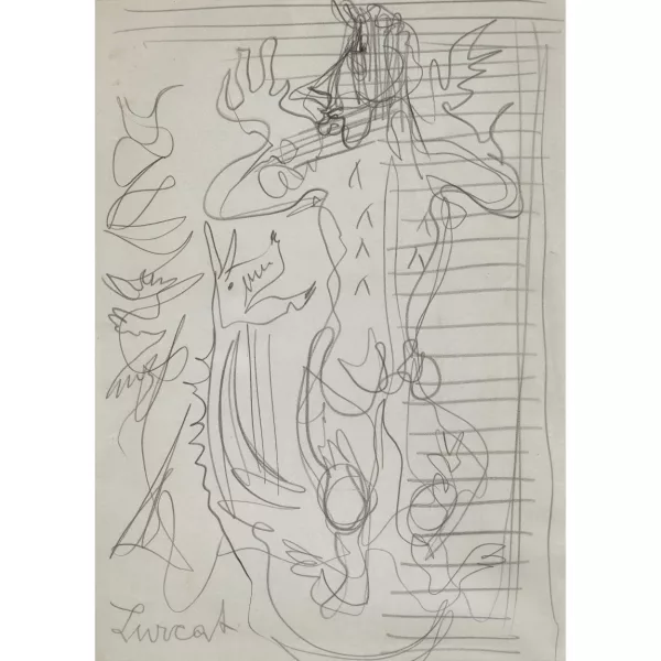 Jean Lurçat — Figure avec chien