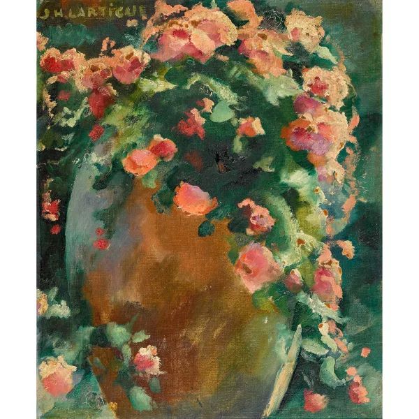 Jacques-Henri Lartigue — Blumen in Vase.