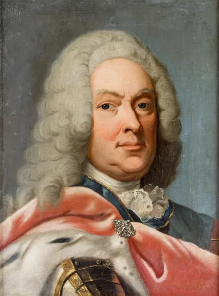 Jean Girardet — Portrait présumé de Stanislas Leszczynski ou Leczinski, duc de Lorraine et de Bar