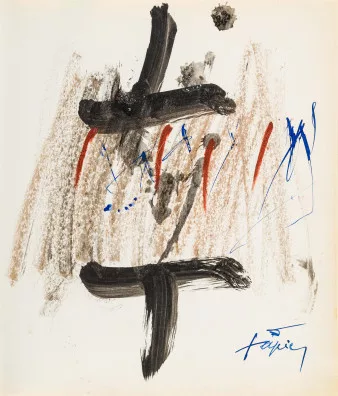 Antoni Tàpies — Ohne Titel, um 1965