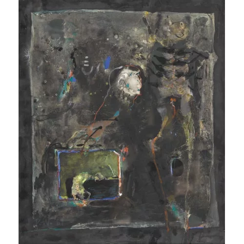 Paul Wunderlich — Composition avec une figure