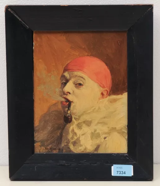 Armand Henrion — Pierrot mit Pfeiffe