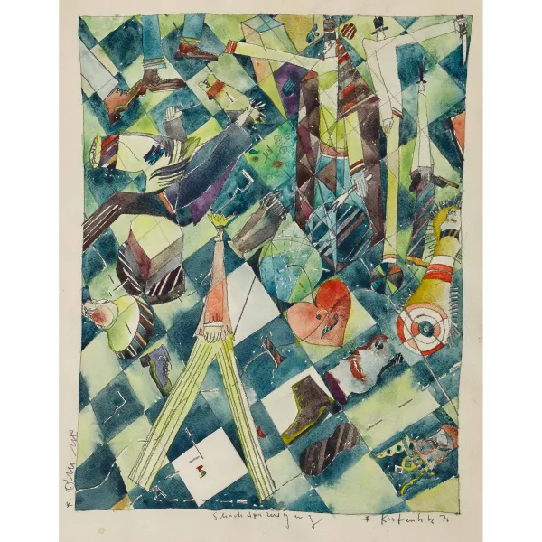 Bernd Kastenholz — "Schachspaziergang".