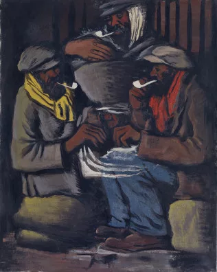 Ismael de la Serna — Drei Raucher, 1927