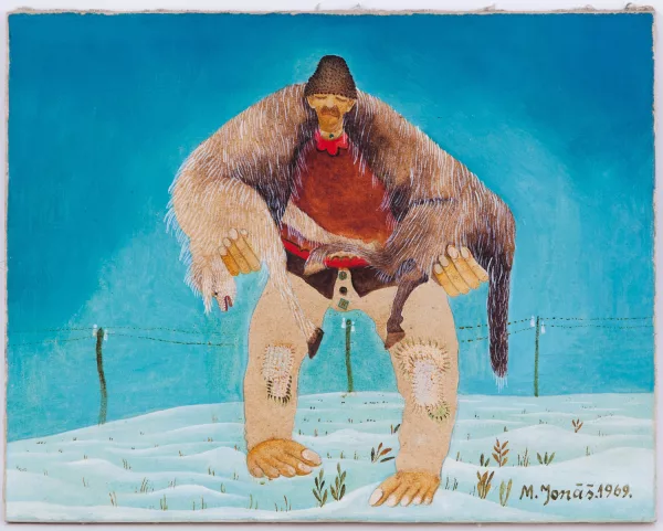 Martin Jonas — Paysan au retour de la chasse