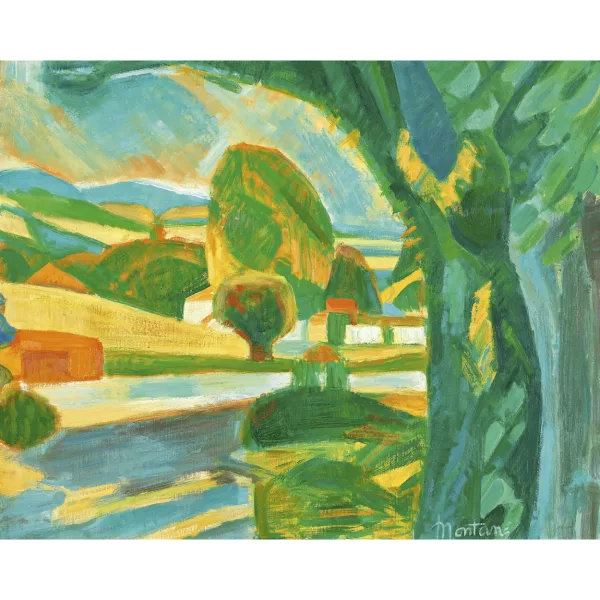 Roger Montané — "Passage à l'arbre vert".