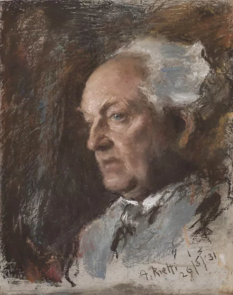 Arturo Rietti — Portrait of a man