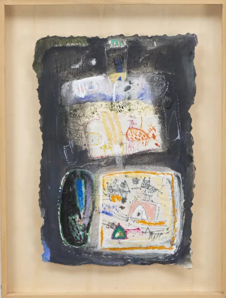 Medhat Shafik — Medhat SHAFIK (1956), technique mixte sur papier, ...