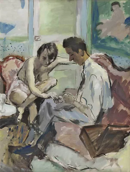 Jean Launois — Der Manikürist, um 1930