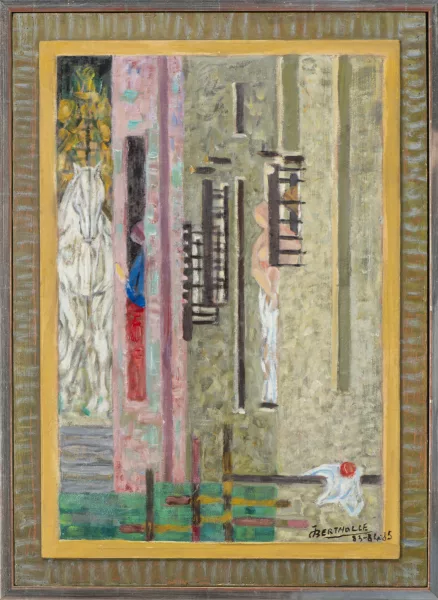 Jean Bertholle — Jean BERTHOLLE (1909-1996), 'Composition abstraite', huile