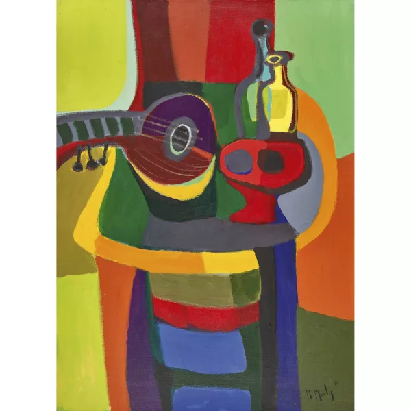 Marcel Mouly — "Nature Morte à la Mandole".