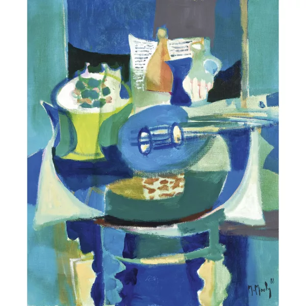 Marcel Mouly — "La mandole bleue".