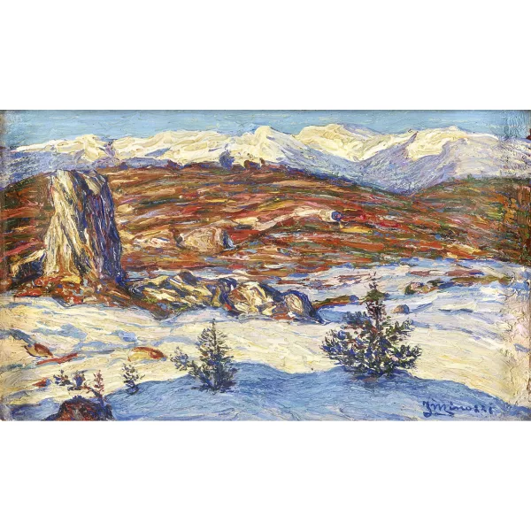 Filiberto Minozzi — "Autunnale - Alpi marittime".