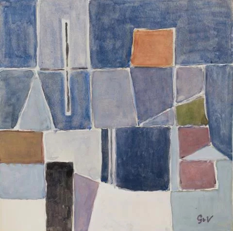 Geer van Velde — Composition bleue