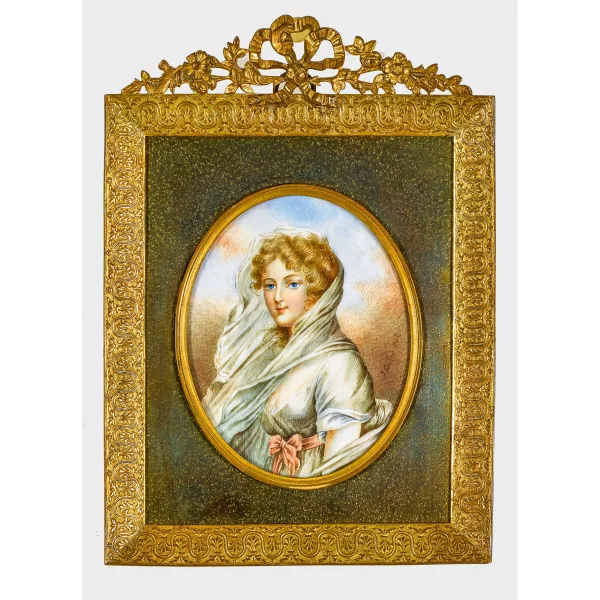 Jean-Baptiste Isabey — Portrait d'une jeune dame au voile