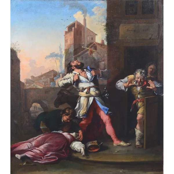 Bartholomeus Breenbergh — Der Levit und seine Nebenfrau.