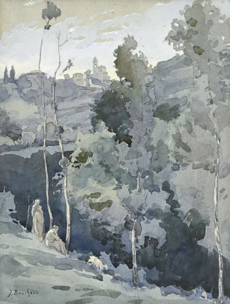 Jean Bouchaud — Paysage animé