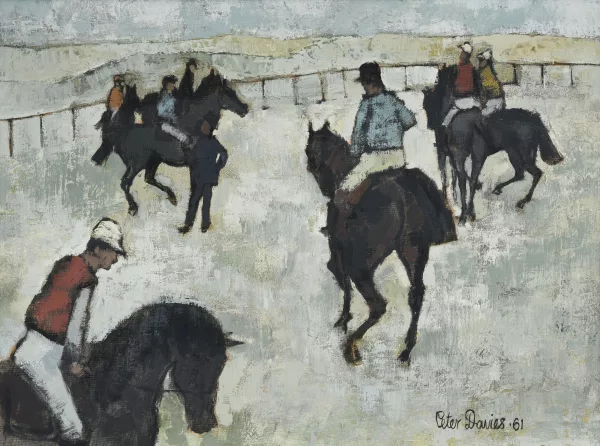 Peter Davies — Chevaux au paddock