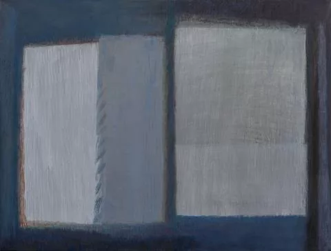 Georg Meistermann — Blindes Fenster (Blaues Fenster)