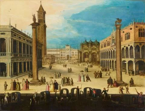Louis de Caullery — Veduta della Piazzetta a Venezia