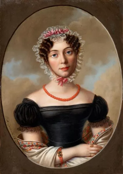 Bernhard von Guérard — Zwei Bildnisse der Schwestern des Künstlers Caroline und Ida von Guérard