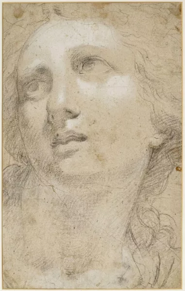 Giovanni Francesco Romanelli — D’après Giovanni Francesco Romanelli — Etude présumée d'Hélène de Troie