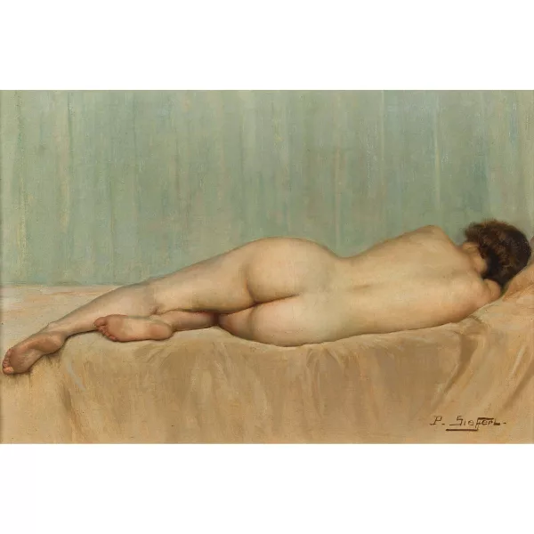 Paul Sieffert — Nu féminin allongé.