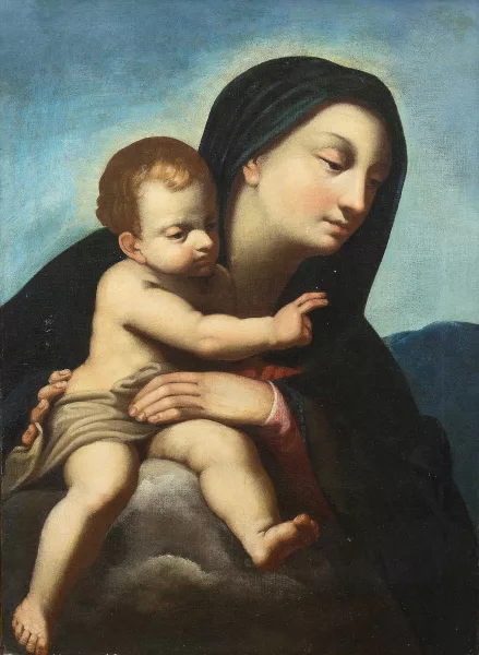 Andrea del Sarto — in der Art Madonna mit Kind