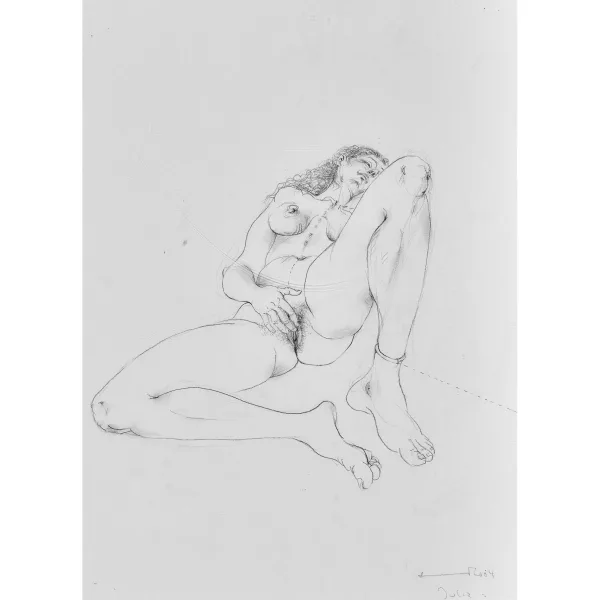 Armin Sandig — Liegende Julia.