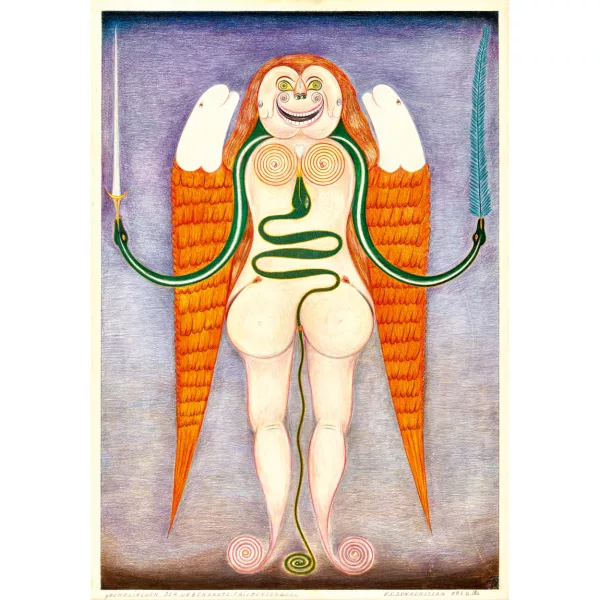 Friedrich Schröder-Sonnenstern — Docholinchen. The unknown angel of peace