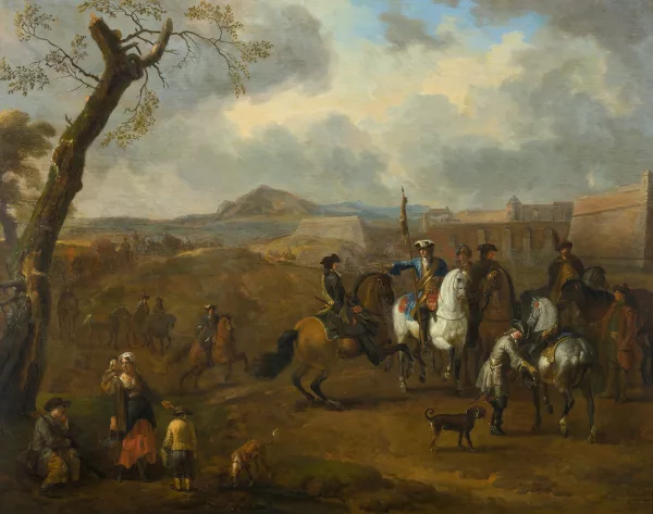 Dirk Maas — Reiter vor befestigter Stadt