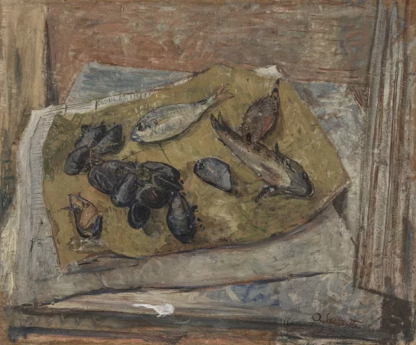 Oscar Saccorotti — Nature morte aux moules