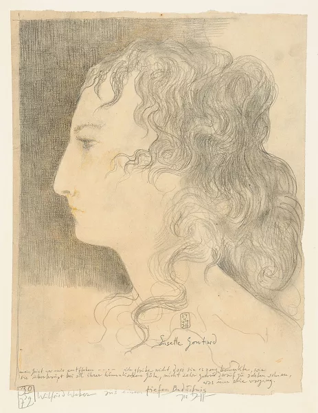 Horst Janssen — Susette Gontard, 1979