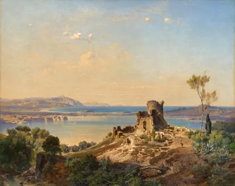 Fritz Bamberger — Ansicht des Albufera Sees bei Valencia