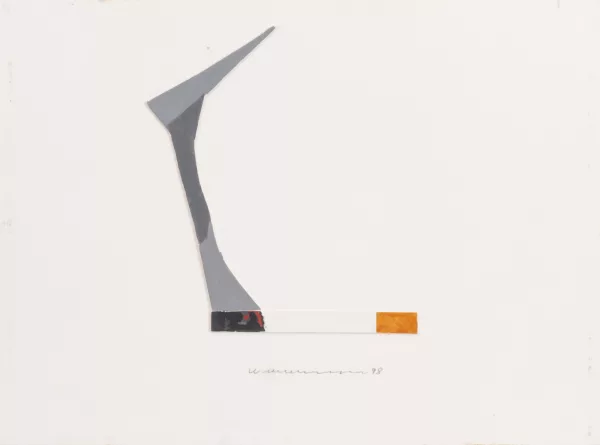 Tom Wesselmann — Fumant une cigarette