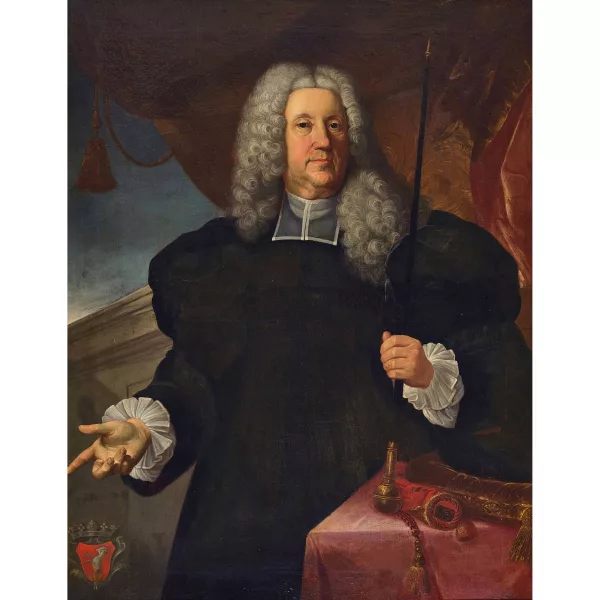 Robert Gardelle — Attribué à ROBERT GARDELLE — Porträt von Isaak Steiger (1669-1749), Schultheiss von Bern.