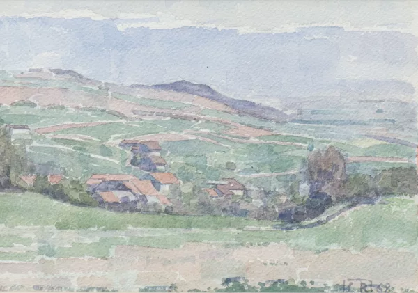 Casimir Raymond — Paysage de campagne