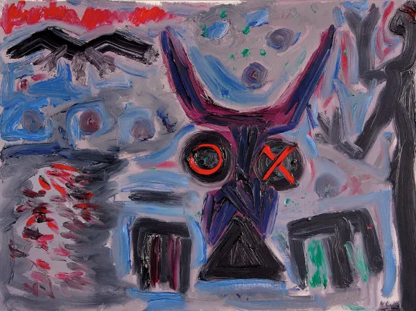 A. R. Penck — Abîme 3 (Mythe), 1981