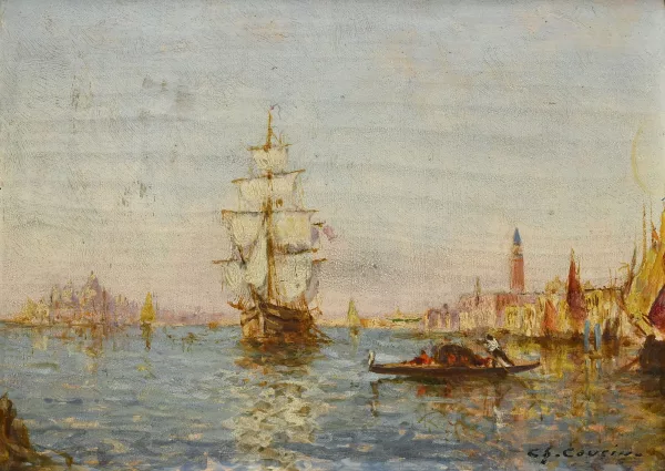 Charles Cousin — "Canal à Venise"