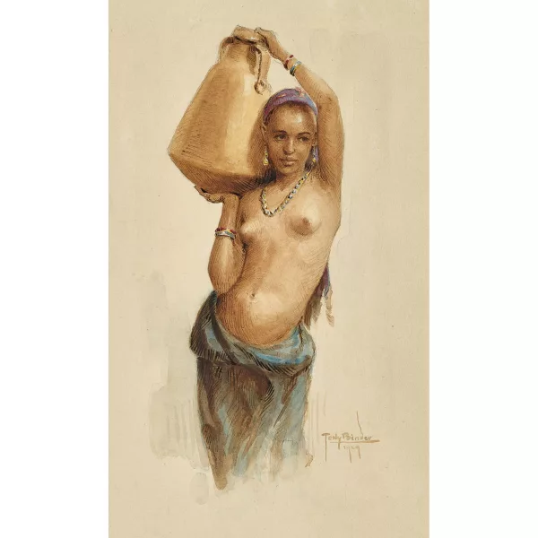 Tony Binder — Orientalische Wasserträgerin.