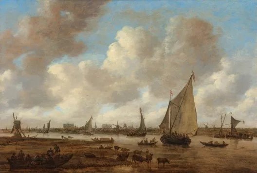 Jan van Goyen — Ansicht von Leiden, 1653