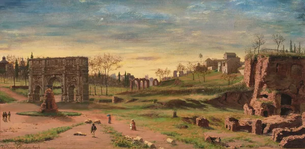 Woldemar Graf von Reichenbach — Am Constantinsbogen zu Rom