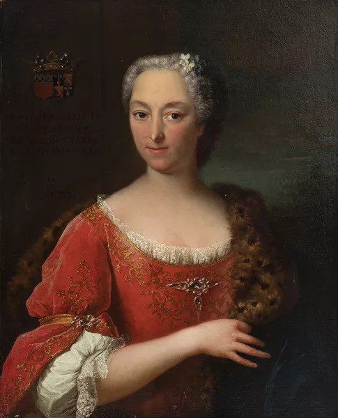 Jean Martial Frédou — Portrait de Marie Charlotte de Fleurigny