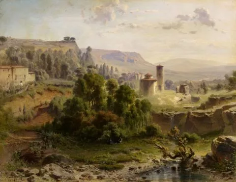 Fritz Bamberger — Spanische Berglandschaft
