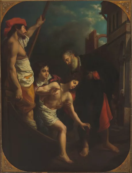 Silvio Zocchi — Kopie um 1900 nach Cristofano Allori Die Gastfreundschaft des Hl