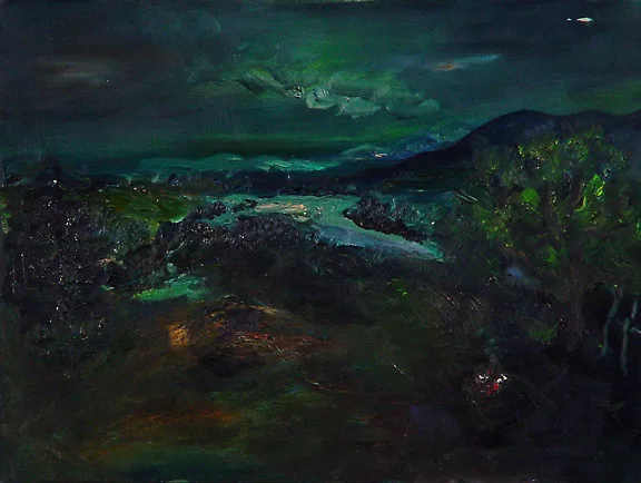 Rainer Fetting — View from Olana, 1986