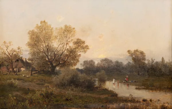 Zygmunt Sidorowicz — Landscape with Figures