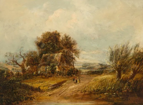 Eugène Galien — Paesaggio animato